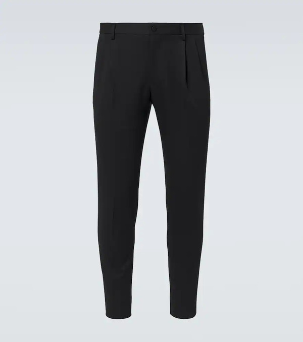  Dolce&gabbana Dolce&gabbana Wool-blend Gabardine Tuxedo Pants 