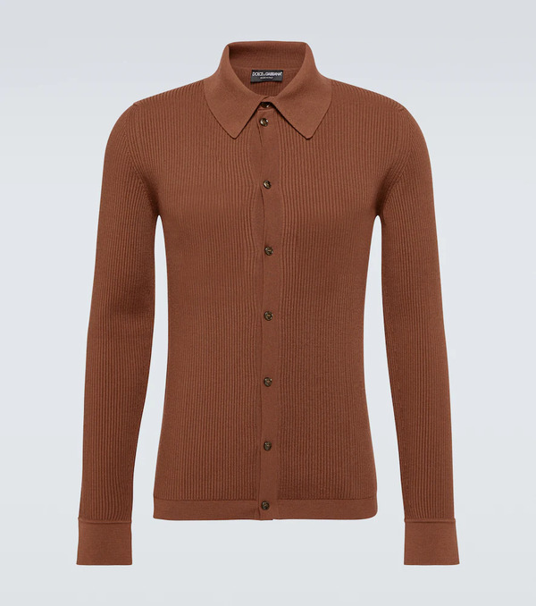  Dolce&gabbana Dolce&gabbana Wool-blend Polo Sweater 