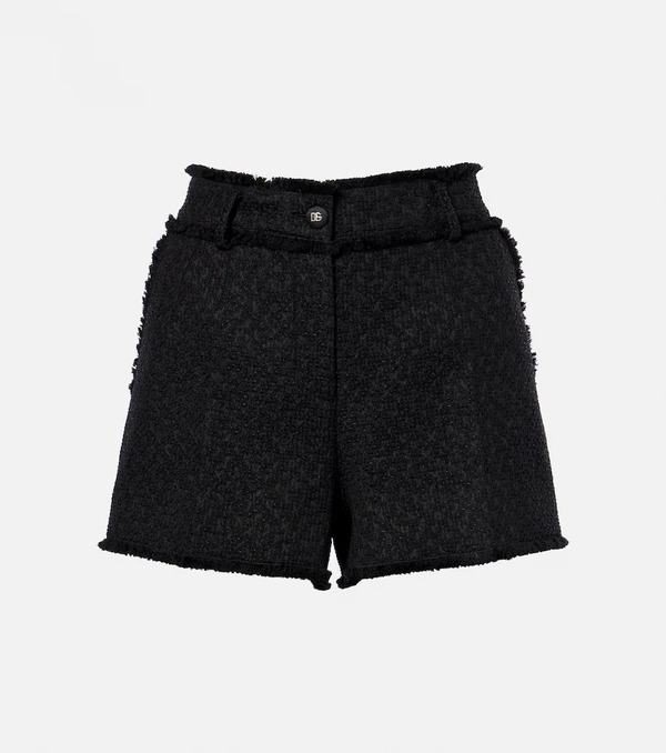  Dolce&gabbana Dolce&gabbana Wool-blend Tweed Shorts 