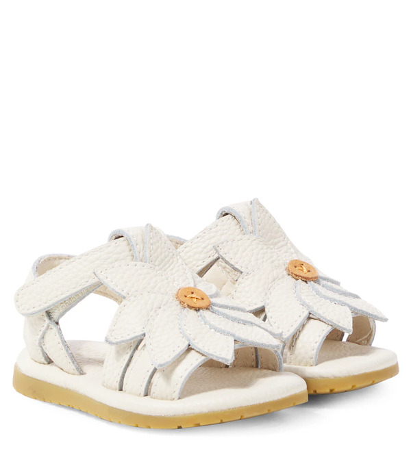  Donsje Donsje Baby Iles Fields Daisy Leather Sandals 