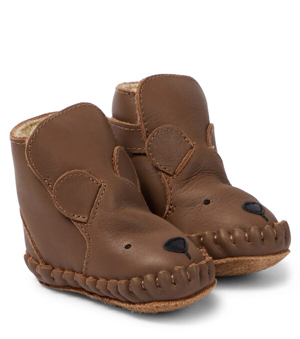  Donsje Donsje Baby Kapi Bear Leather Booties 