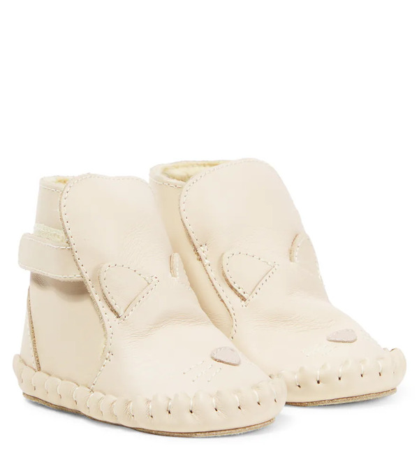  Donsje Donsje Baby Kapi Leather Booties 