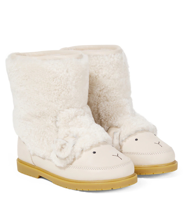  Donsje Donsje Wadou Wool-trimmed Boots 