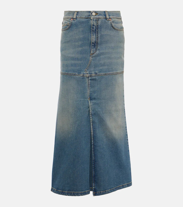  Dorothee Schumacher Dorothee Schumacher Denim Love Denim Midi Skirt 