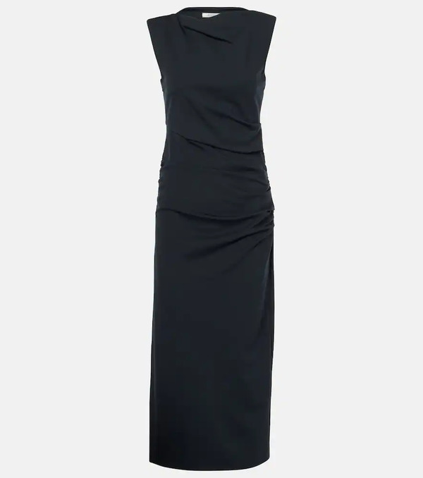  Dorothee Schumacher Dorothee Schumacher Emotional Essence Draped Midi Dress 
