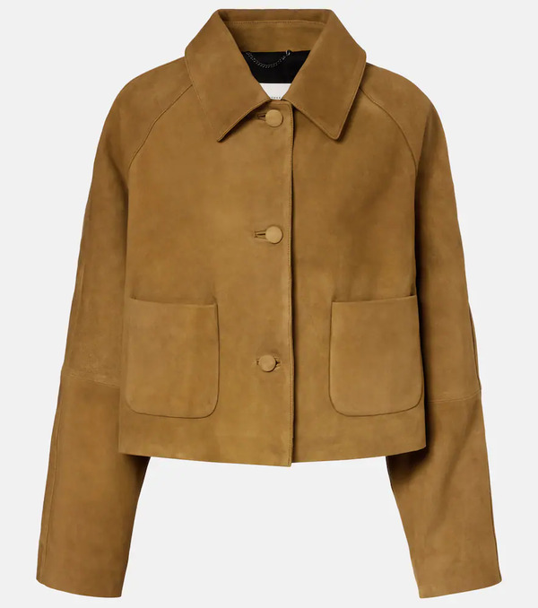  Dorothee Schumacher Dorothee Schumacher Soft Touch Suede Jacket 