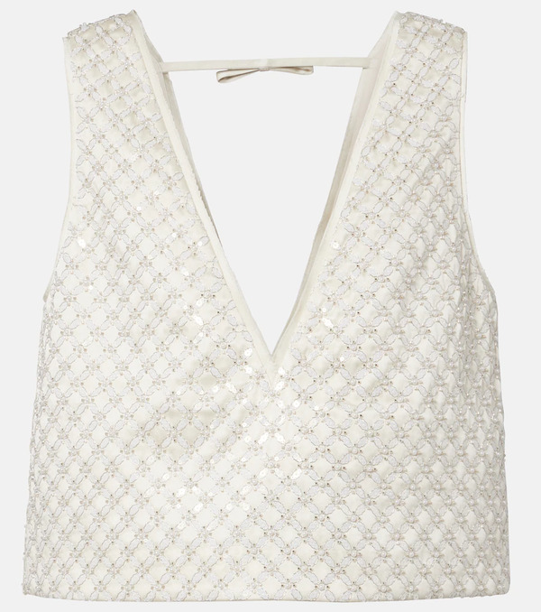  Dorothee Schumacher Dorothee Schumacher Sparkling Statement Sequined Top 