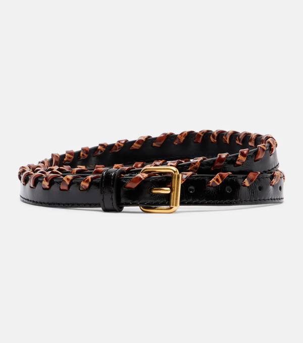  Dries Van Noten Dries Van Noten Braided Leather Belt 