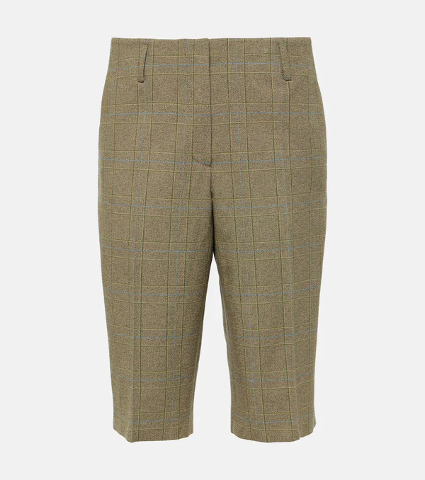  Dries Van Noten Dries Van Noten Checked Bermuda Shorts 