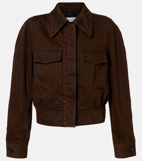  Dries Van Noten Dries Van Noten Cropped Denim Jacket 