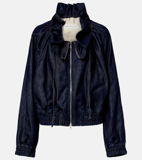 Dries Van Noten Dries Van Noten Denim Bomber Jacket 