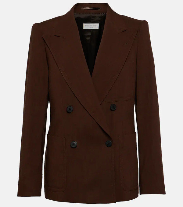  Dries Van Noten Dries Van Noten Double-breasted Blazer 