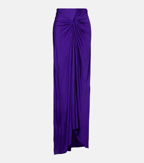  Dries Van Noten Dries Van Noten Draped Maxi Skirt 