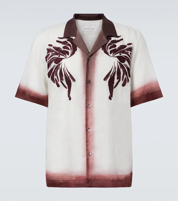  Dries Van Noten Dries Van Noten Embroidered Bowling Shirt 