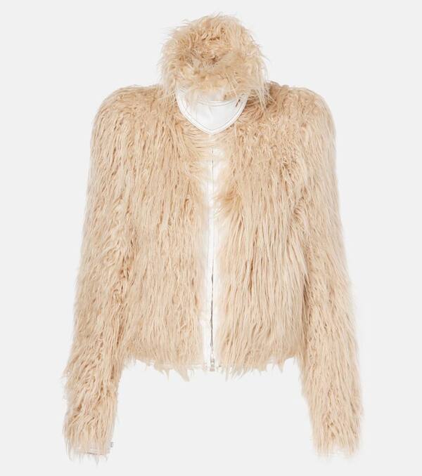  Dries Van Noten Dries Van Noten Faux Fur Jacket 