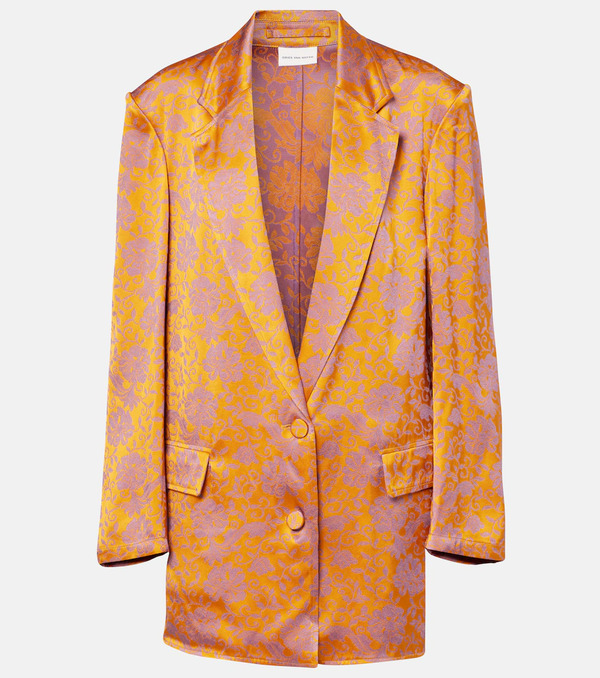  Dries Van Noten Dries Van Noten Floral Jacquard Blazer 