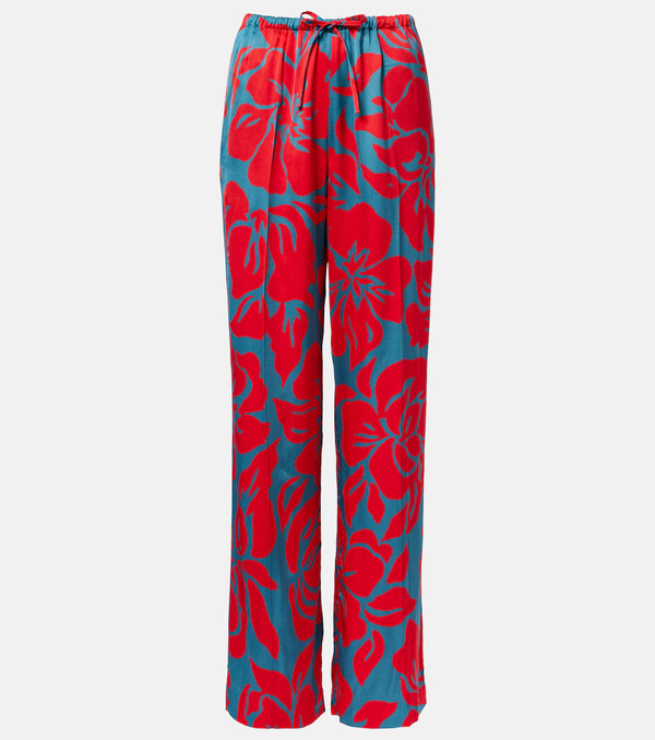  Dries Van Noten Dries Van Noten Floral Palazzo Pants 
