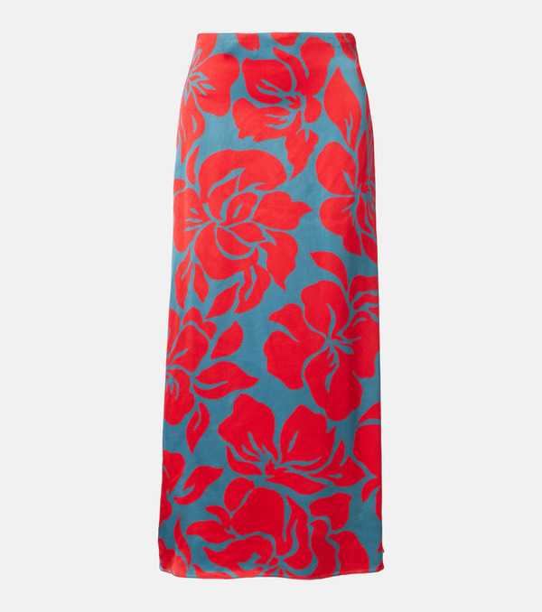  Dries Van Noten Dries Van Noten Floral Pencil Skirt 