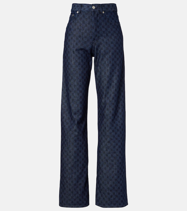  Dries Van Noten Dries Van Noten Floral Wide-leg Jeans 