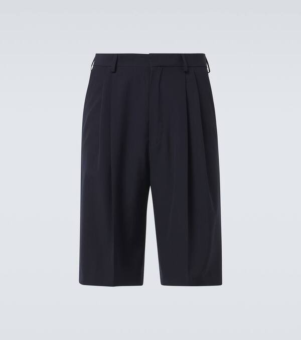  Dries Van Noten Dries Van Noten High-rise Wool Shorts 