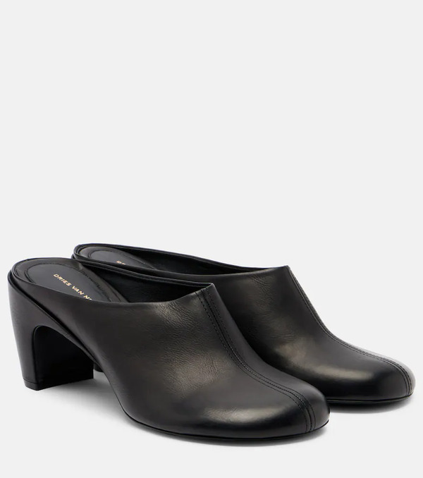  Dries Van Noten Dries Van Noten 65 Leather Mules 