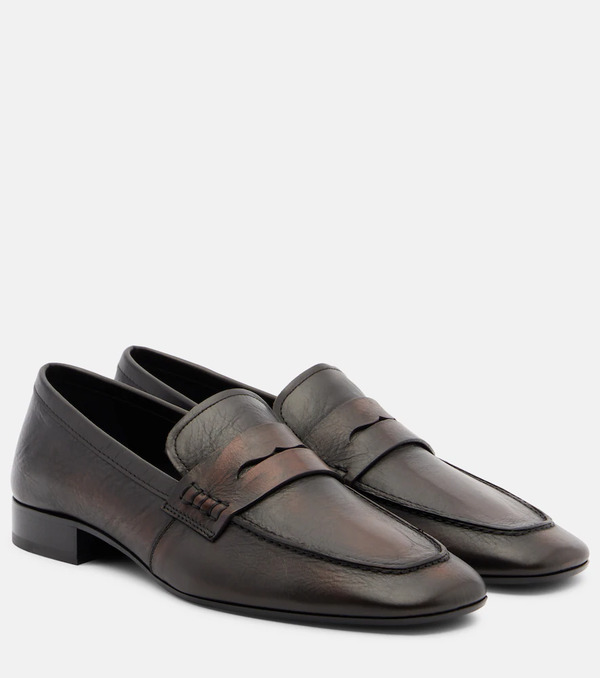  Dries Van Noten Dries Van Noten Leather Penny Loafers 