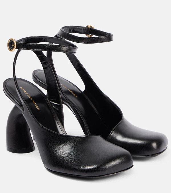  Dries Van Noten Dries Van Noten 95 Leather Pumps 