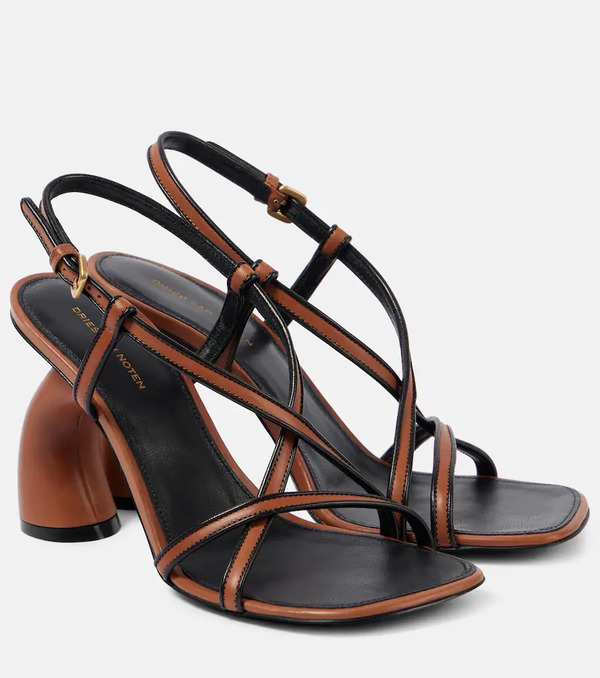  Dries Van Noten Dries Van Noten 95 Leather Sandals 