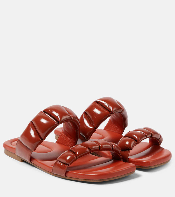  Dries Van Noten Dries Van Noten Leather Slides 