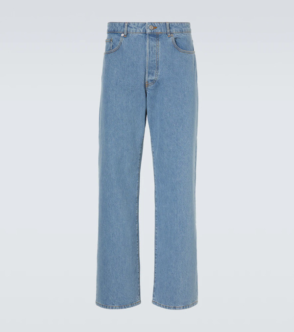  Dries Van Noten Dries Van Noten Logo Straight Jeans 