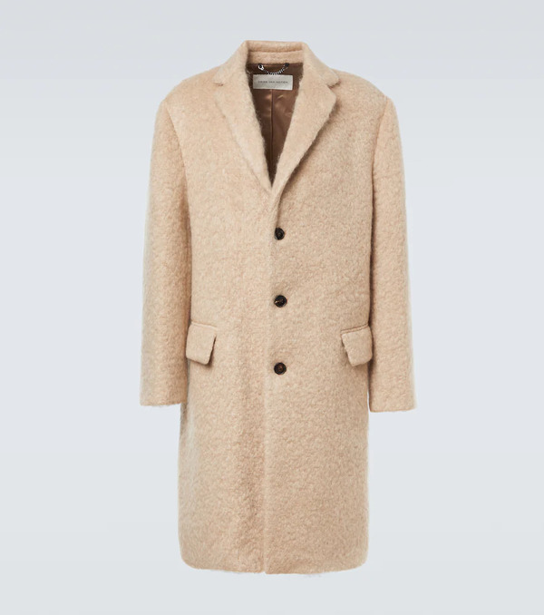  Dries Van Noten Dries Van Noten Mohair And Wool Coat 