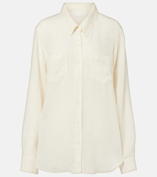  Dries Van Noten Dries Van Noten Oversized Ramie Shirt 