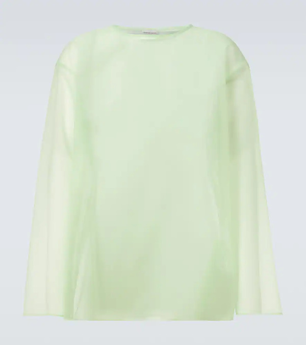  Dries Van Noten Dries Van Noten Oversized Sheer Top 