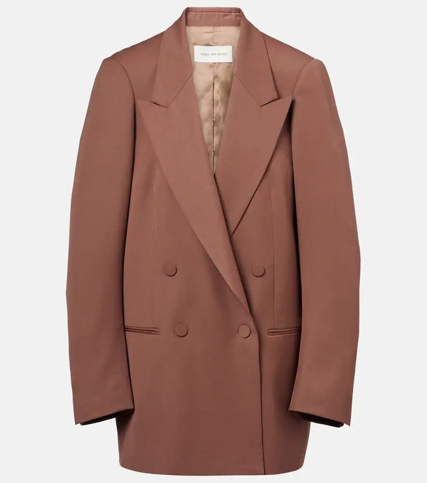  Dries Van Noten Dries Van Noten Oversized Wool Blazer 