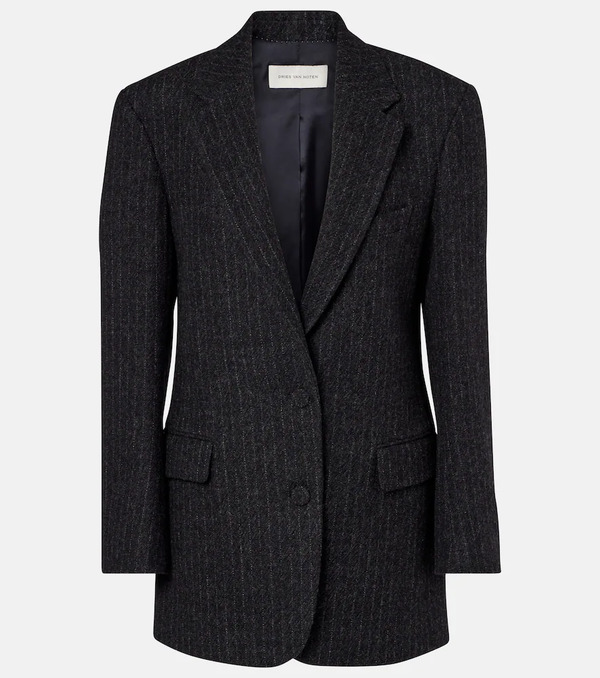  Dries Van Noten Dries Van Noten Pinstripe Wool Blazer 