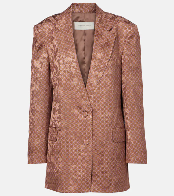  Dries Van Noten Dries Van Noten Printed Blazer 