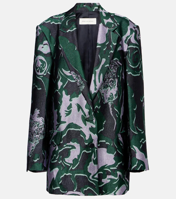  Dries Van Noten Dries Van Noten Printed Blazer 