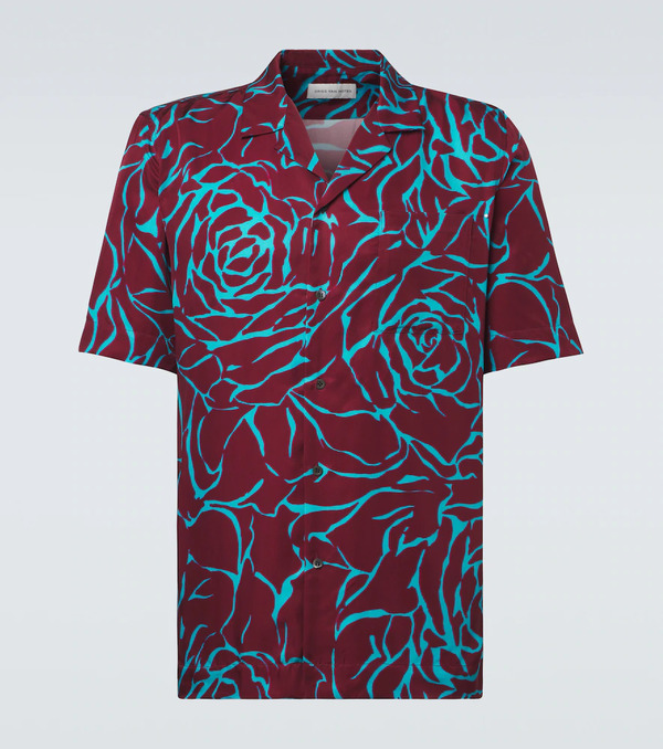  Dries Van Noten Dries Van Noten Printed Bowling Shirt 