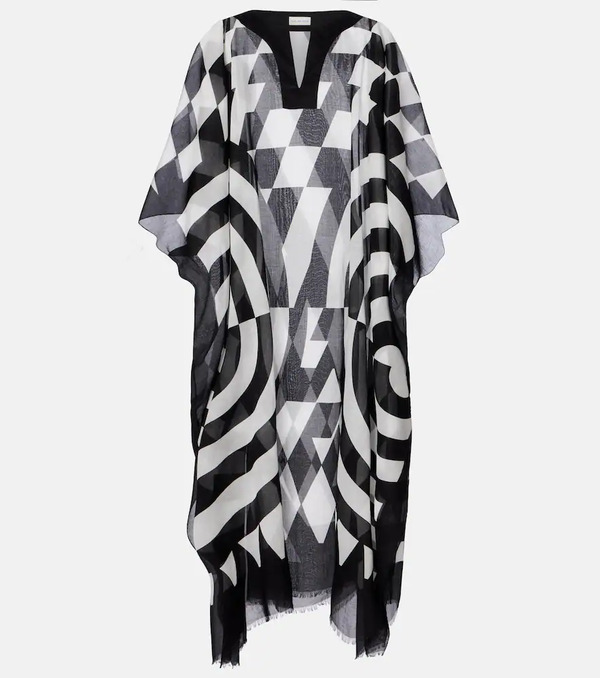  Dries Van Noten Dries Van Noten Printed Cotton Kaftan 