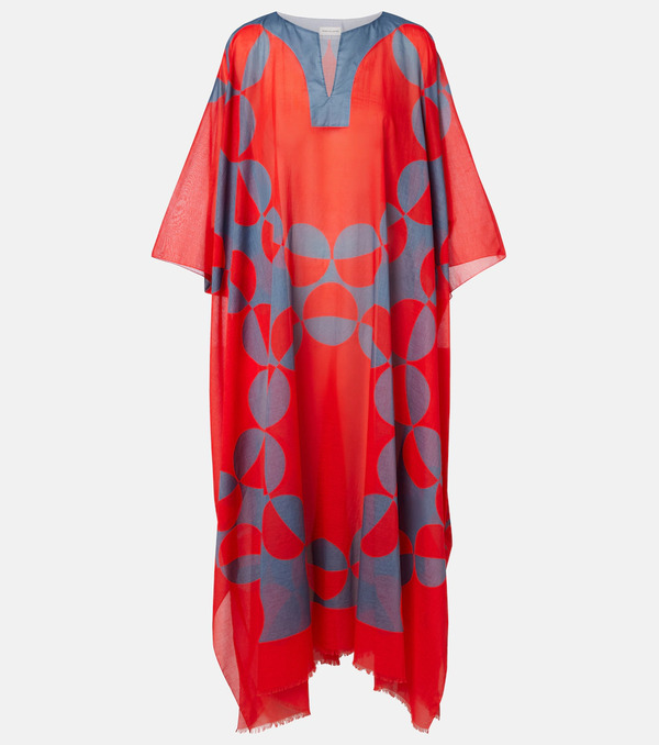 Dries Van Noten Dries Van Noten Printed Cotton Kaftan 