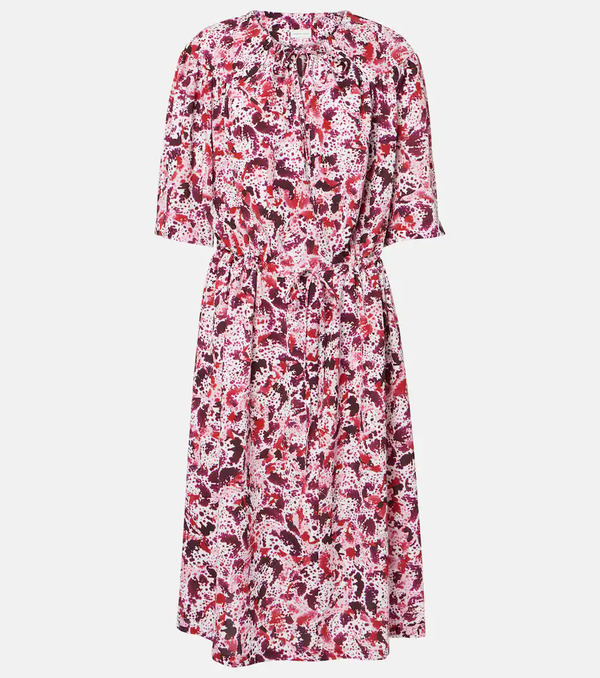  Dries Van Noten Dries Van Noten Printed Midi Dress 