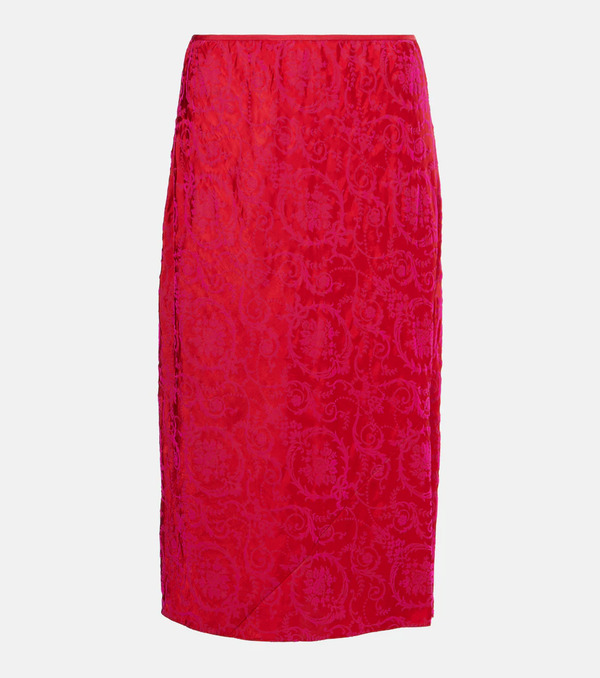  Dries Van Noten Dries Van Noten Printed Pencil Skirt 