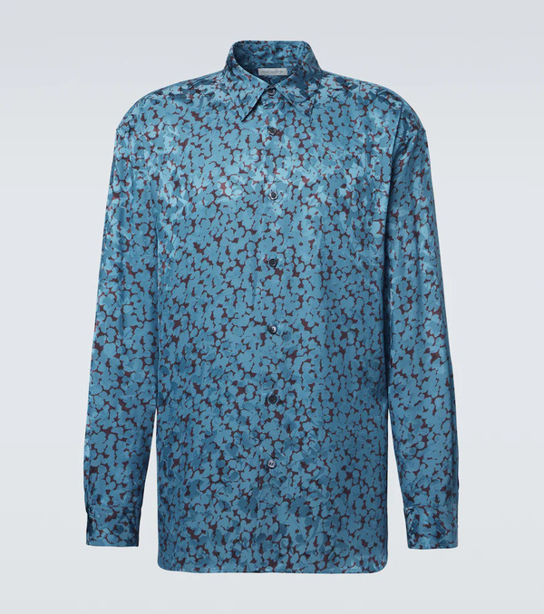  Dries Van Noten Dries Van Noten Printed Satin Shirt 