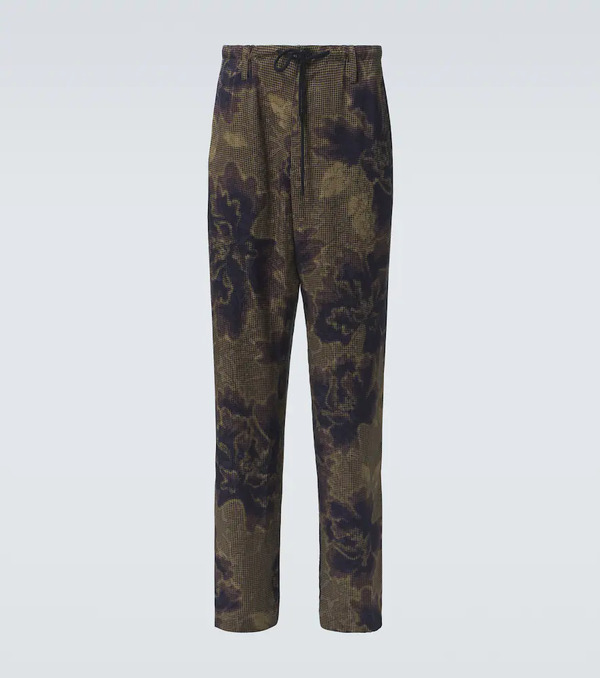  Dries Van Noten Dries Van Noten Printed Straight Pants 