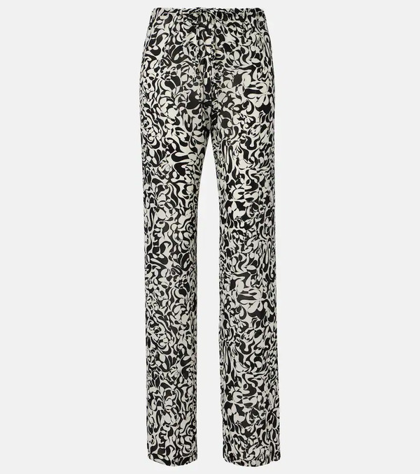  Dries Van Noten Dries Van Noten Printed Straight Pants 