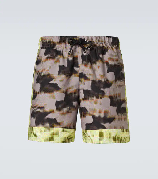  Dries Van Noten Dries Van Noten Printed Swim Trunks 