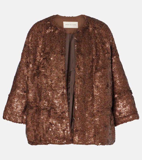 Dries Van Noten Dries Van Noten Sequined Jacket 