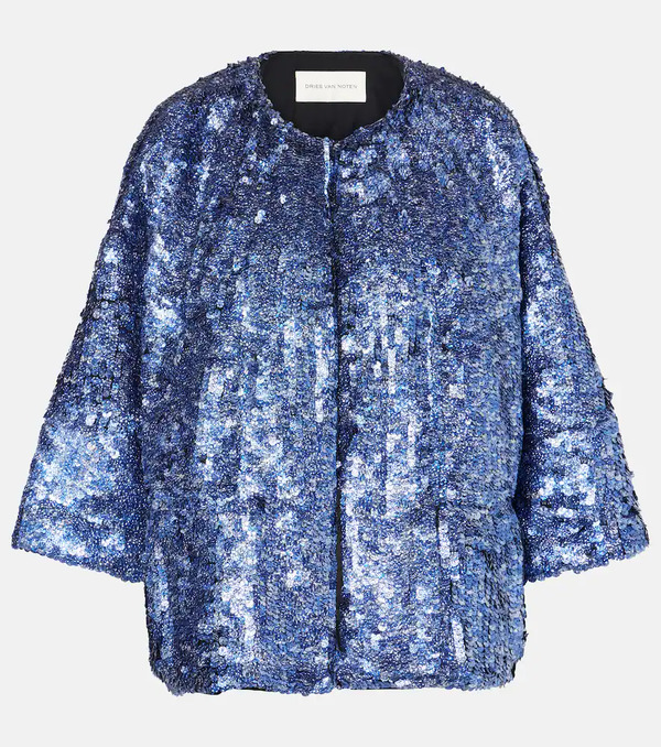  Dries Van Noten Dries Van Noten Sequined Jacket 