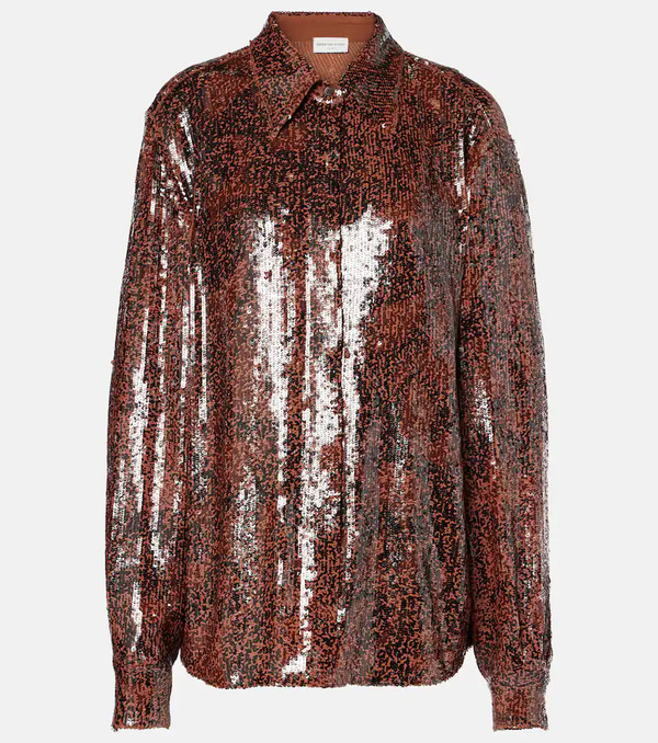  Dries Van Noten Dries Van Noten Sequined Shirt 