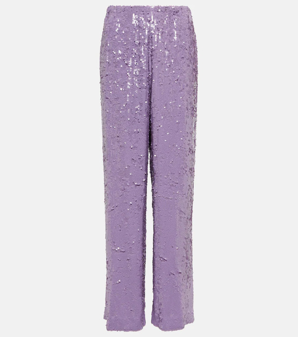  Dries Van Noten Dries Van Noten Sequined Straight Pants 